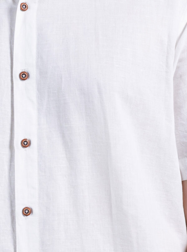 White Half Sleeve CoOrd set for Women
